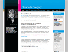 Tablet Screenshot of elizabethgregory.net